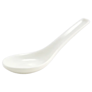 White Asian Spoon Rental