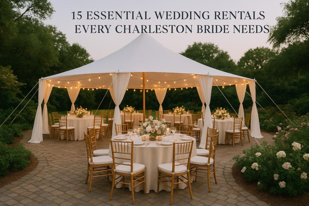 15 Essential Wedding Rentals Every Charleston Bride Needs