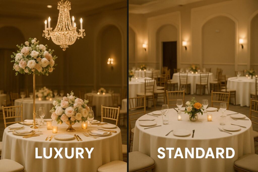 Luxury vs. Standard Event Rentals: Which to Choose?