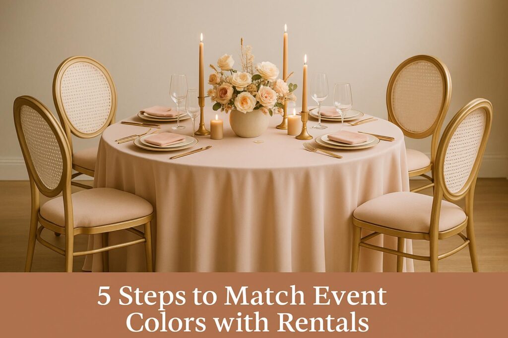 5 Steps to Match Event Colors with Rentals